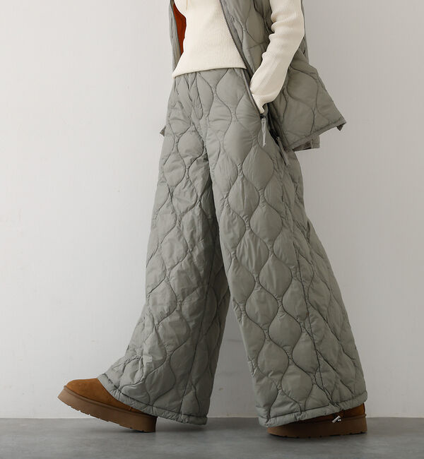 abahouse mavie「【TAION】 ダウンワイドパンツ」|その他|