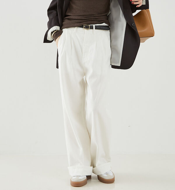 The Store by C' 「【COCUCA】デニムパンツ」|デニム|ホワイト