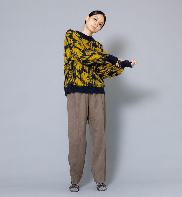 NOMINE「【セットアップ対応】チェック3タックテーパードパンツ」|スラックス|