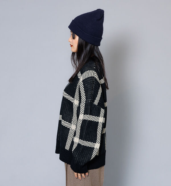 NOMINE「ビックチェックニット」|ニット・セーター|