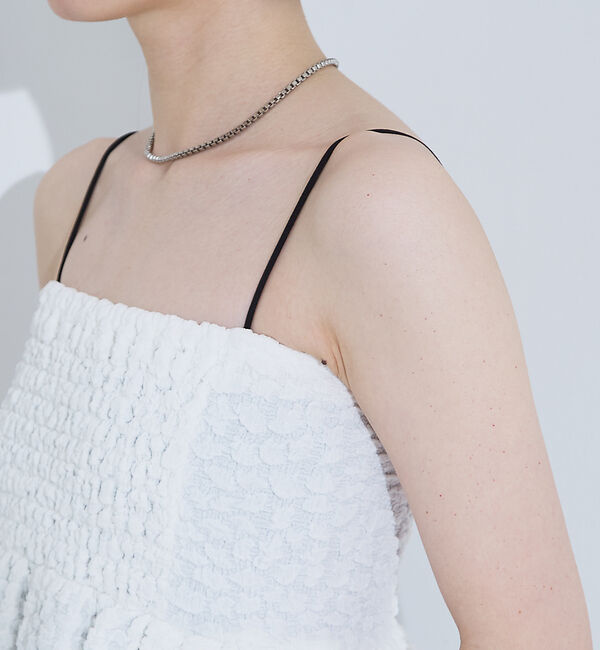 NOMINE「ふくれ ジャガード ビスチェ キャミソール」|キャミソール|