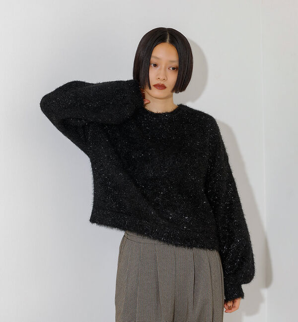 NOMINE「ラメシャギープルオーバー」|ニット・セーター|