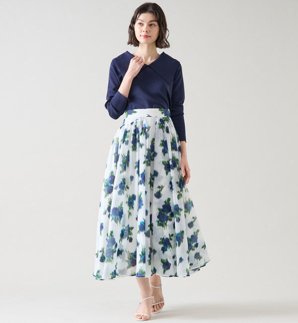 TIARA「ビッグカラーコンパクトニット」|ニット・セーター|