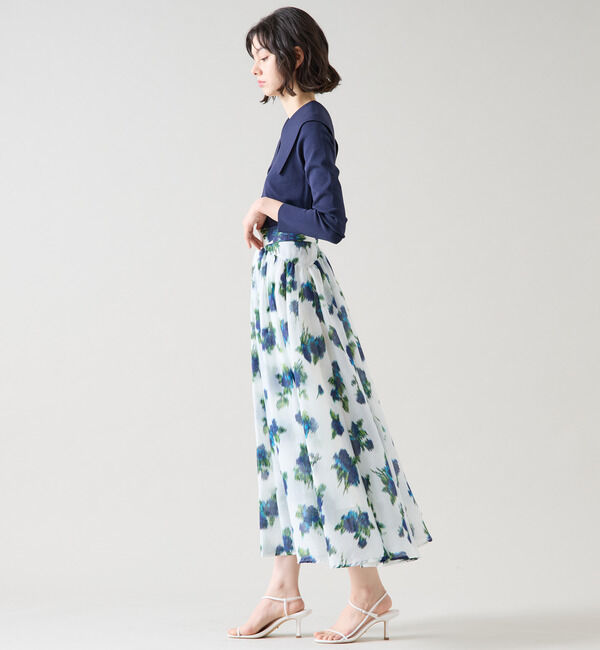 TIARA「ビッグカラーコンパクトニット」|ニット・セーター|