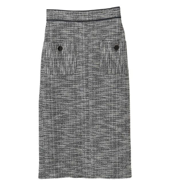 TIARA「ボタン付ツイーディスカート」|スカート|