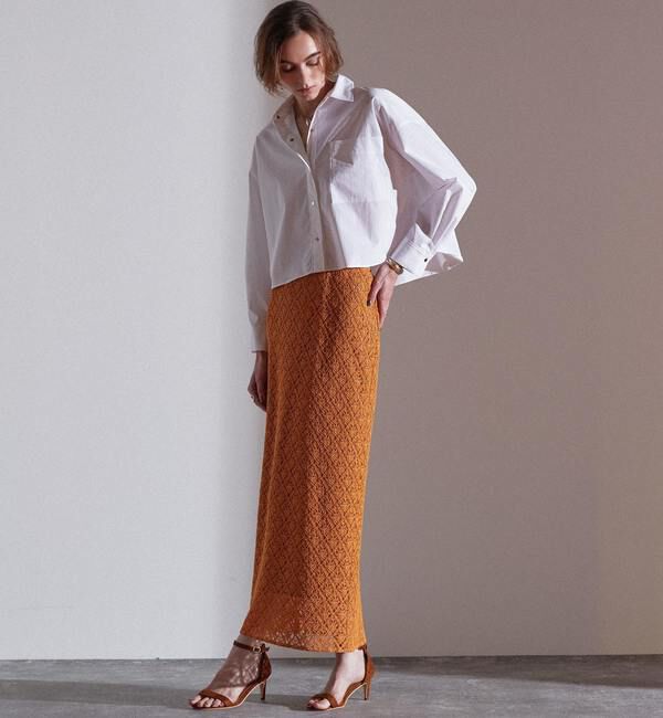 Liesse「ロングレースタイトスカート」|スカート|