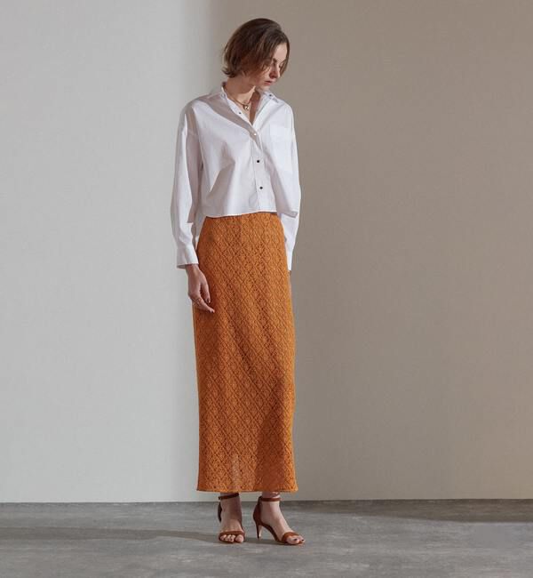 Liesse「ロングレースタイトスカート」|スカート|