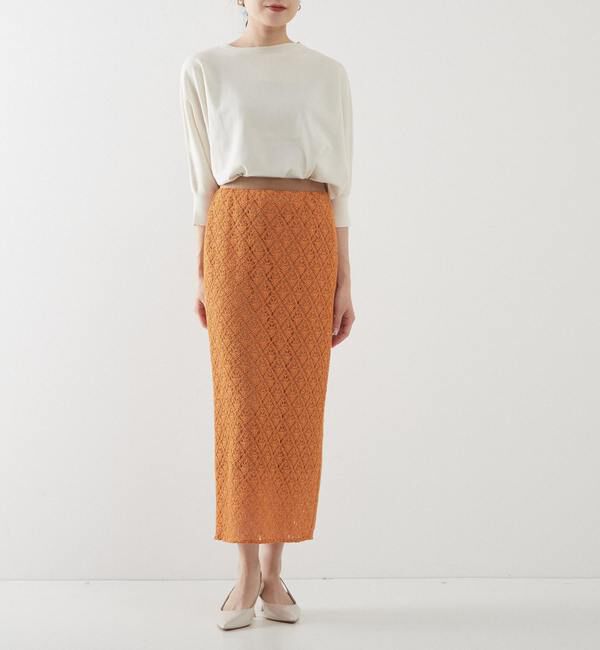 Liesse「ロングレースタイトスカート」|スカート|