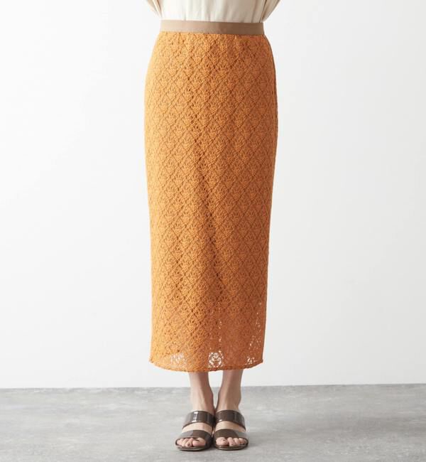 Liesse「ロングレースタイトスカート」|スカート|
