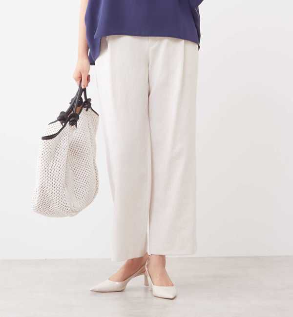 Liesse「ワイドパンツ（セットアップ対応）」|その他|オフホワイト