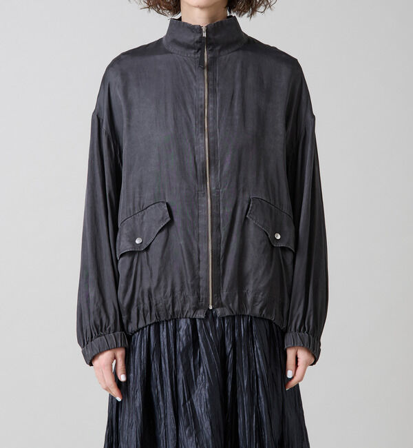 Liesse「サテンジップブルゾン」|その他|