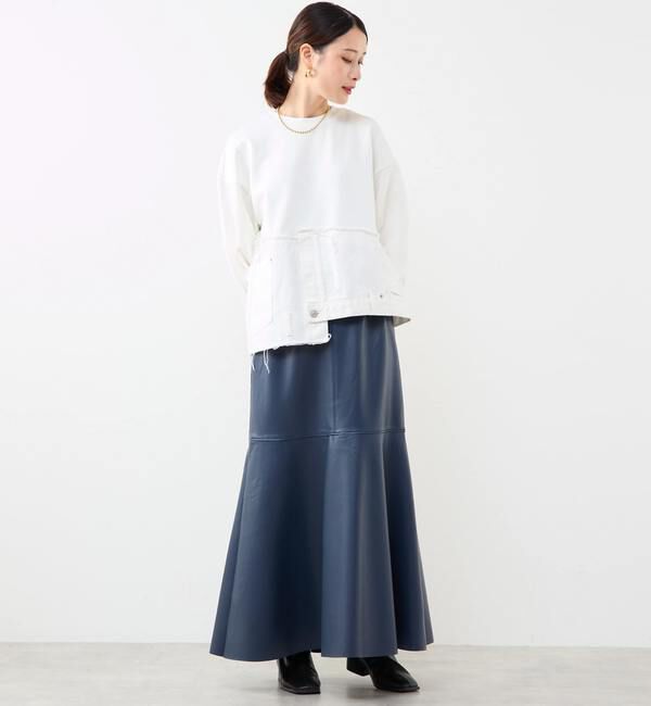 Soffitto「合成皮革ペンシルスカート」|スカート|