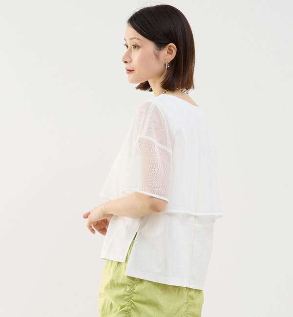 Soffitto「メッシュTシャツ＆タンクトップセットプルオーバー」|Tシャツ・カットソー|