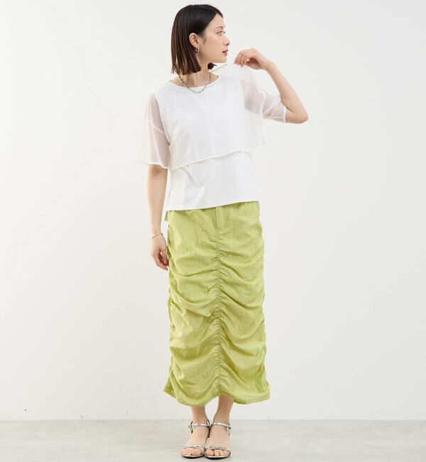 Soffitto「メッシュTシャツ＆タンクトップセットプルオーバー」|Tシャツ・カットソー|