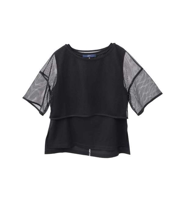 Soffitto「メッシュTシャツ＆タンクトップセットプルオーバー」|Tシャツ・カットソー|