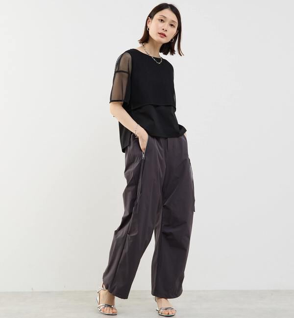 Soffitto「メッシュTシャツ＆タンクトップセットプルオーバー」|Tシャツ・カットソー|