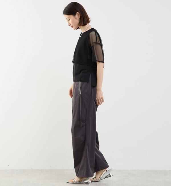 Soffitto「メッシュTシャツ＆タンクトップセットプルオーバー」|Tシャツ・カットソー|