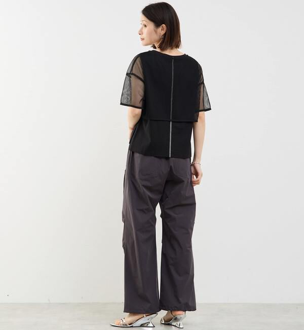 Soffitto「メッシュTシャツ＆タンクトップセットプルオーバー」|Tシャツ・カットソー|