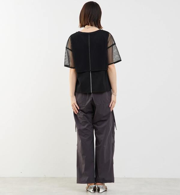 Soffitto「メッシュTシャツ＆タンクトップセットプルオーバー」|Tシャツ・カットソー|