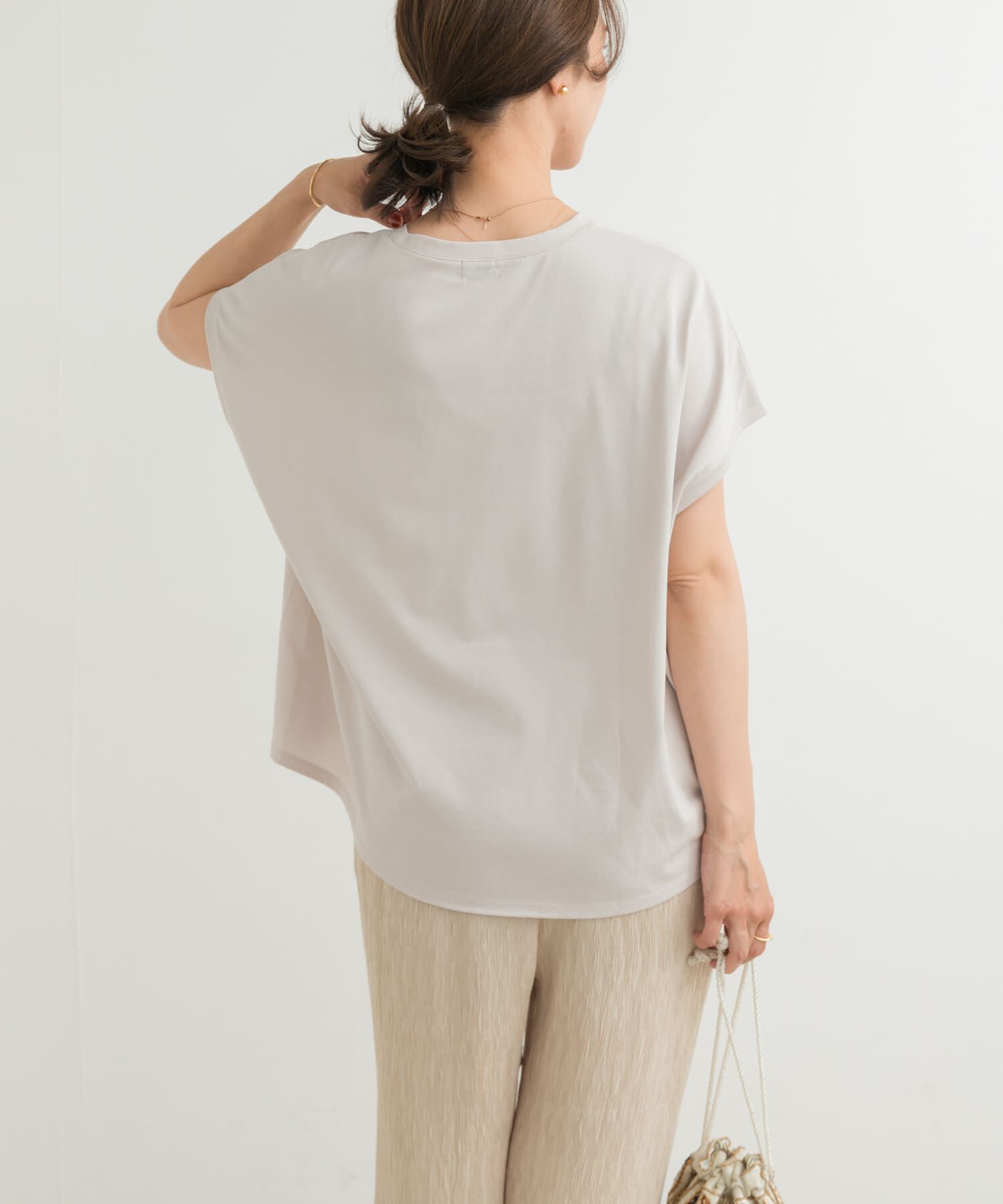 URBAN RESEARCH DOORS「『UR TECH』汗染み防止ドルマンTシャツ」|Tシャツ・カットソー|