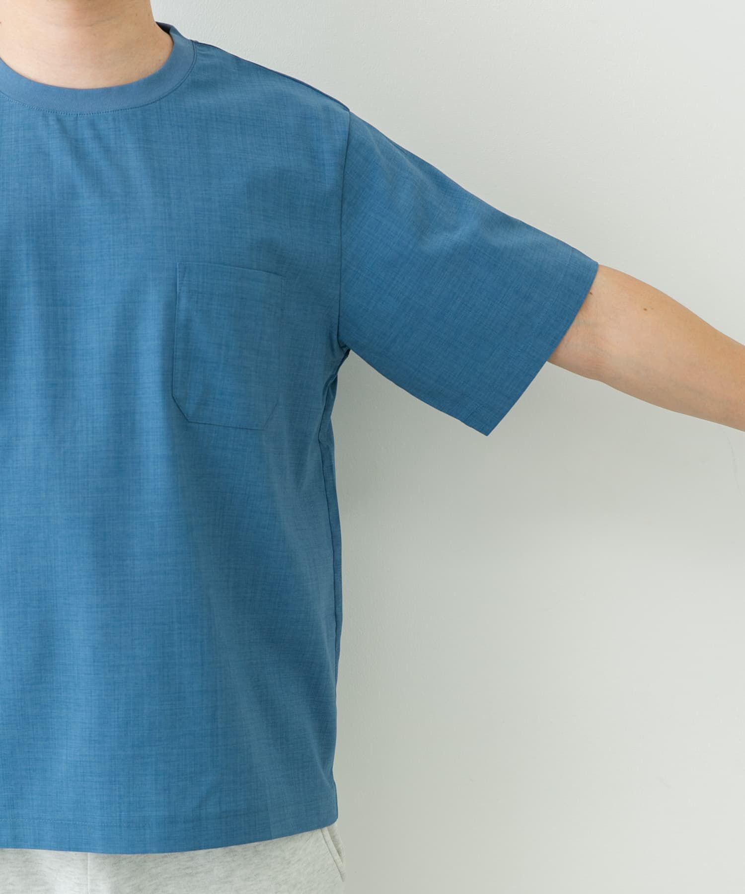 Sonny Label 「『吸水速乾』クイックドライリネンタッチTシャツ」|Tシャツ・カットソー|