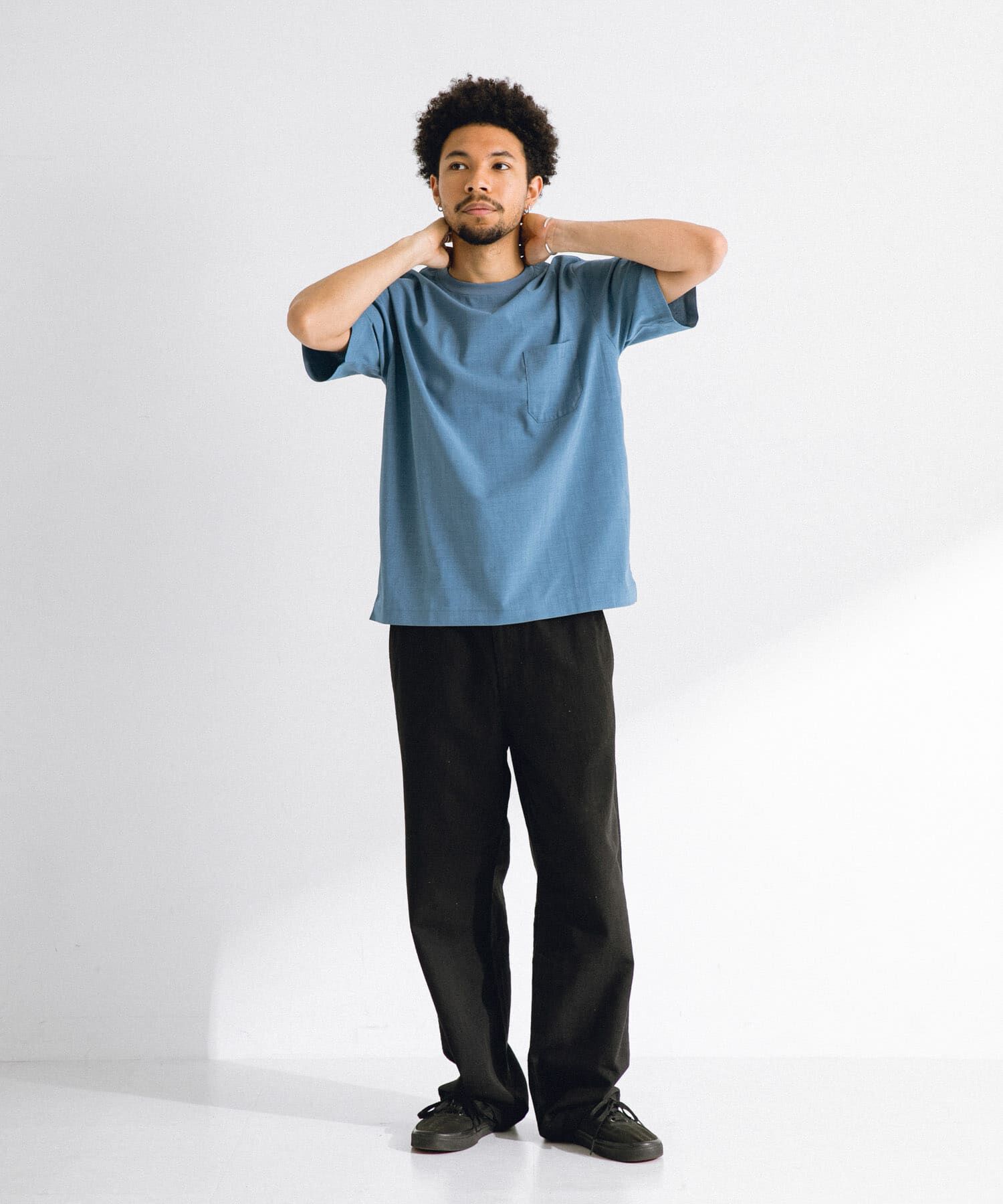 Sonny Label 「『吸水速乾』クイックドライリネンタッチTシャツ」|Tシャツ・カットソー|