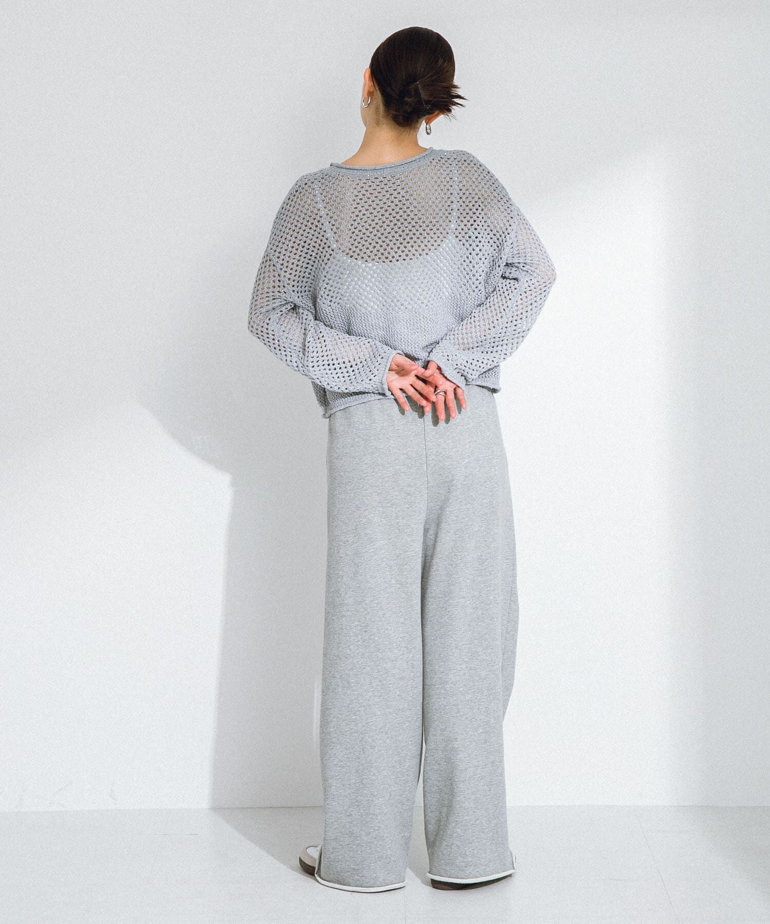 Sonny Label 「スパンコールメッシュニットプルオーバー」|ニット・セーター|