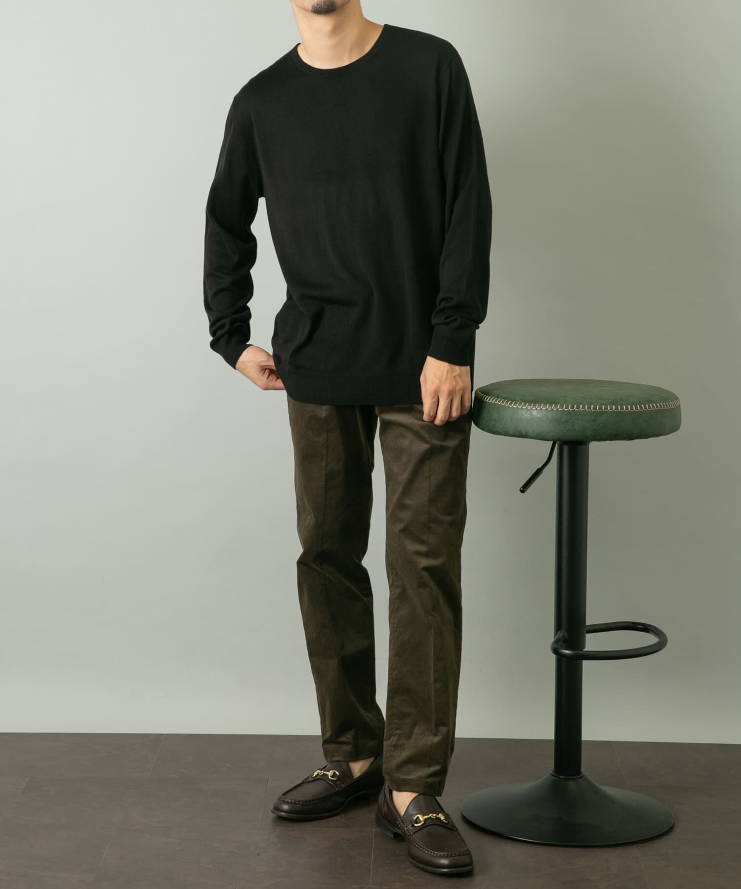 URBAN RESEARCH ROSSO「『一部WEB限定ｶﾗｰ』『XLｻｲｽﾞあり』『UR TECH』ﾊｲｹﾞｰｼﾞｸﾙｰ 」|ニット・セーター|