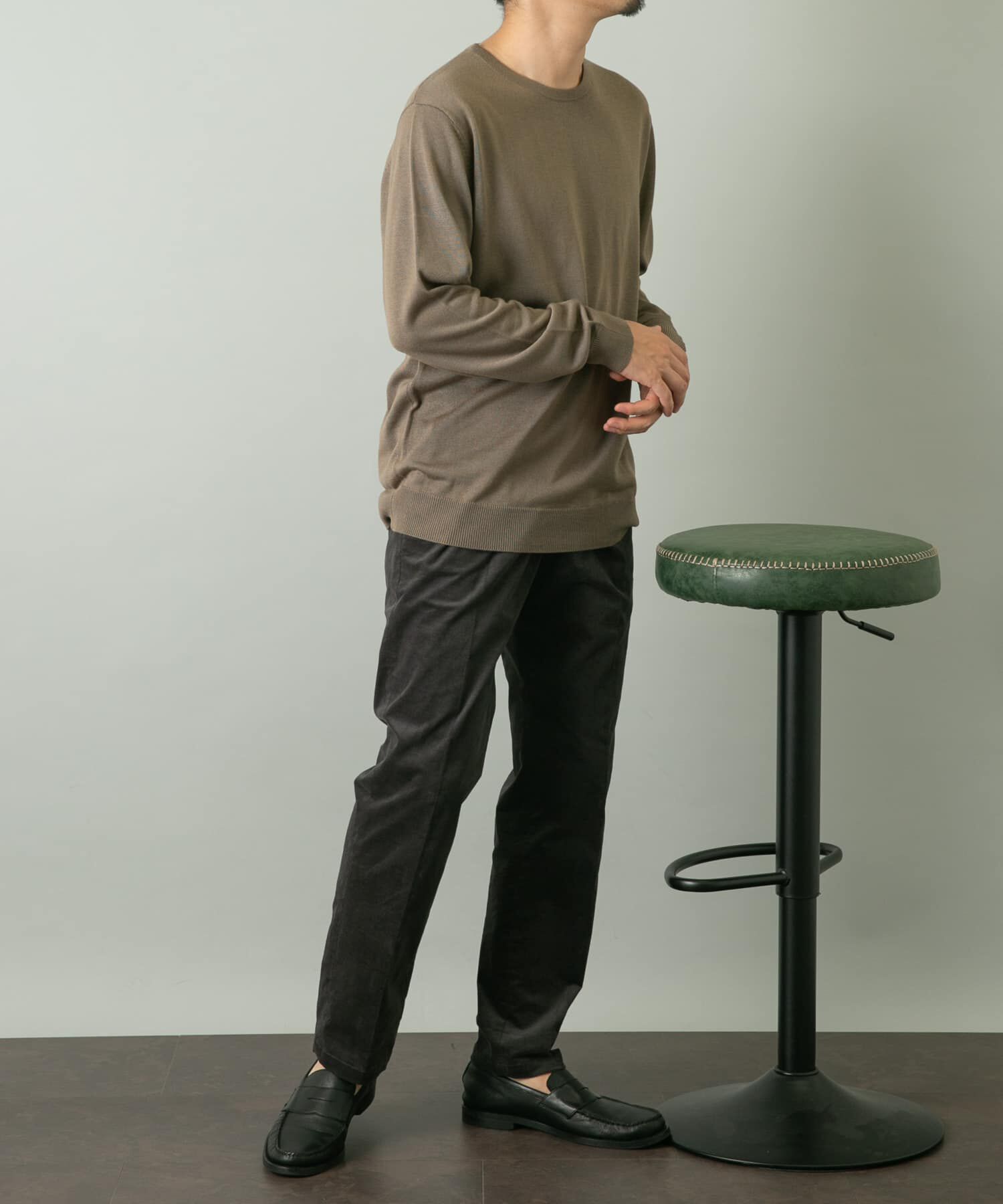 URBAN RESEARCH ROSSO「『一部WEB限定ｶﾗｰ』『XLｻｲｽﾞあり』『UR TECH』ﾊｲｹﾞｰｼﾞｸﾙｰ 」|ニット・セーター|