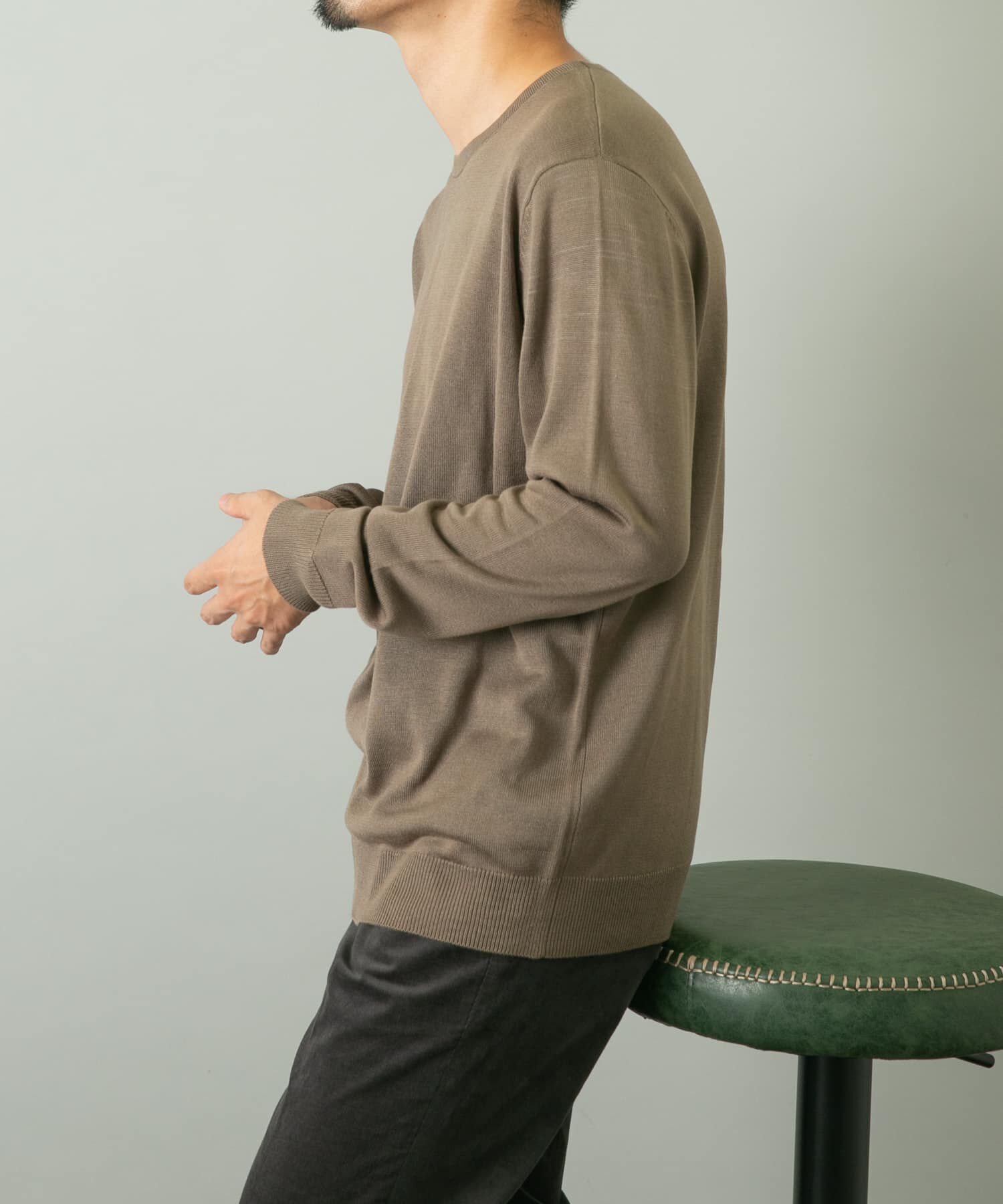 URBAN RESEARCH ROSSO「『一部WEB限定ｶﾗｰ』『XLｻｲｽﾞあり』『UR TECH』ﾊｲｹﾞｰｼﾞｸﾙｰ 」|ニット・セーター|