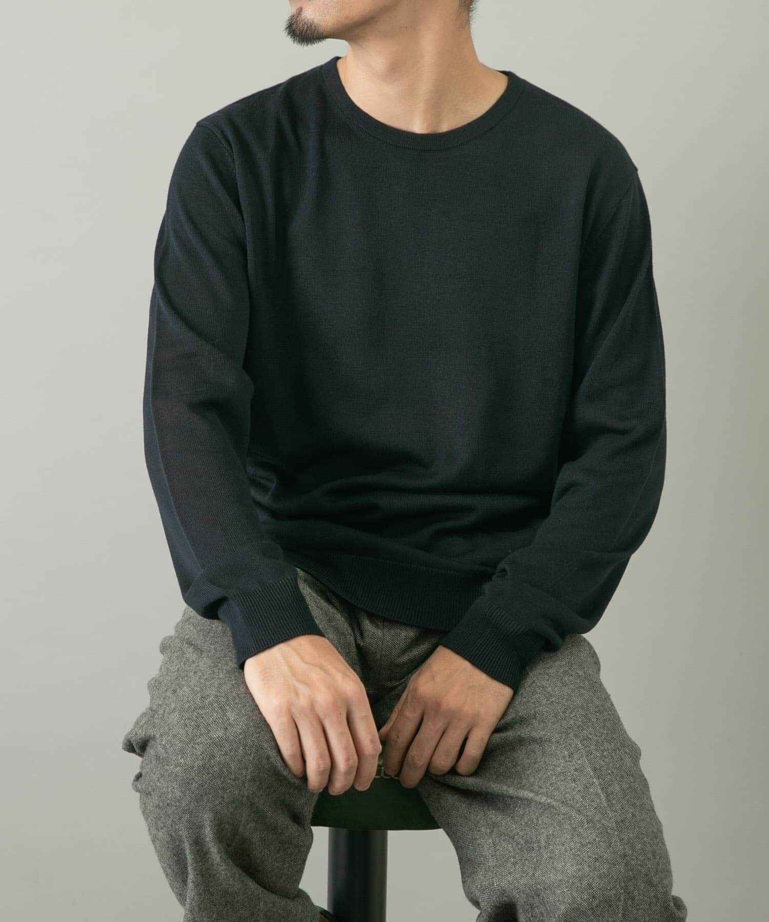 URBAN RESEARCH ROSSO「『一部WEB限定ｶﾗｰ』『XLｻｲｽﾞあり』『UR TECH』ﾊｲｹﾞｰｼﾞｸﾙｰ 」|ニット・セーター|