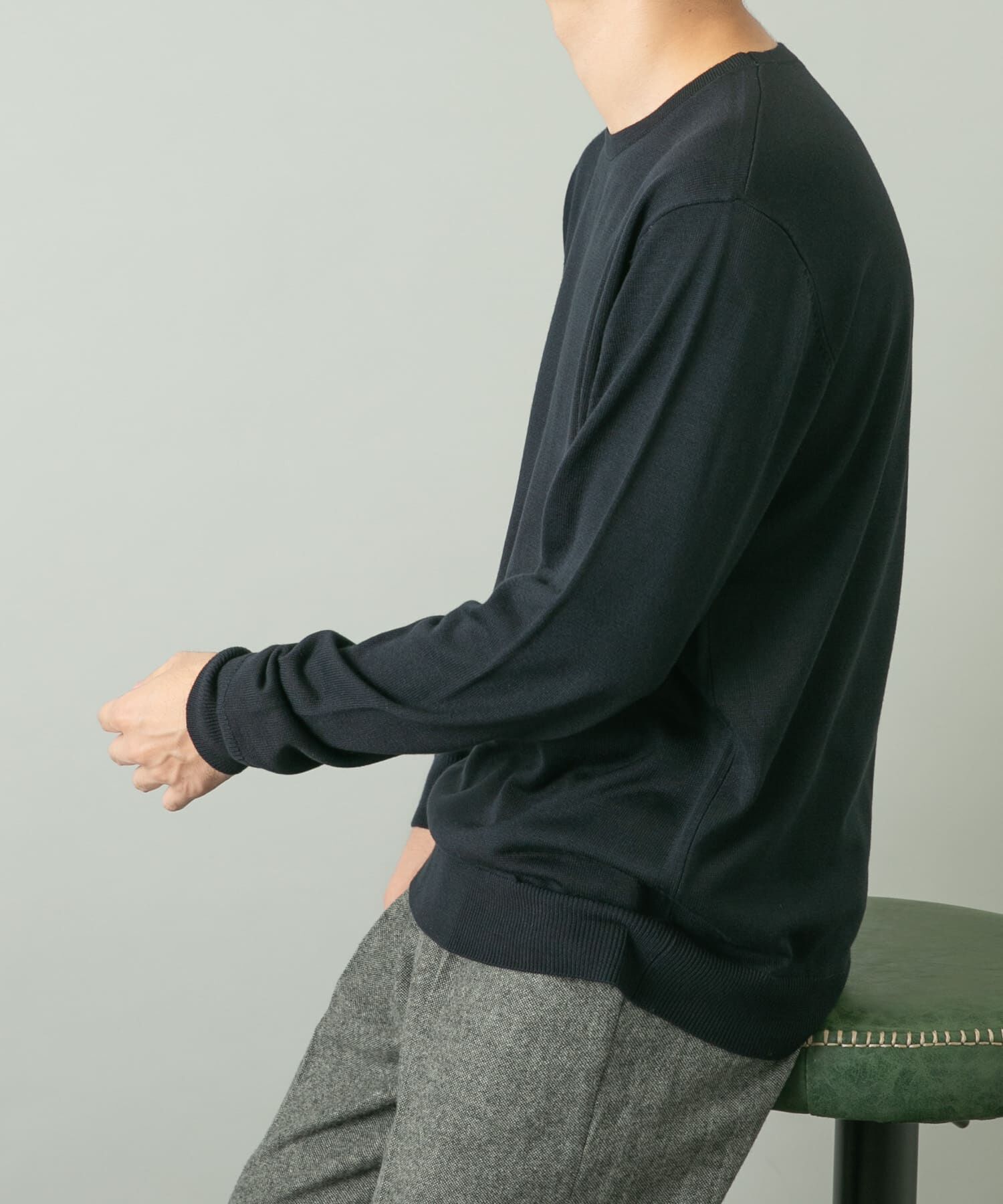 URBAN RESEARCH ROSSO「『一部WEB限定ｶﾗｰ』『XLｻｲｽﾞあり』『UR TECH』ﾊｲｹﾞｰｼﾞｸﾙｰ 」|ニット・セーター|