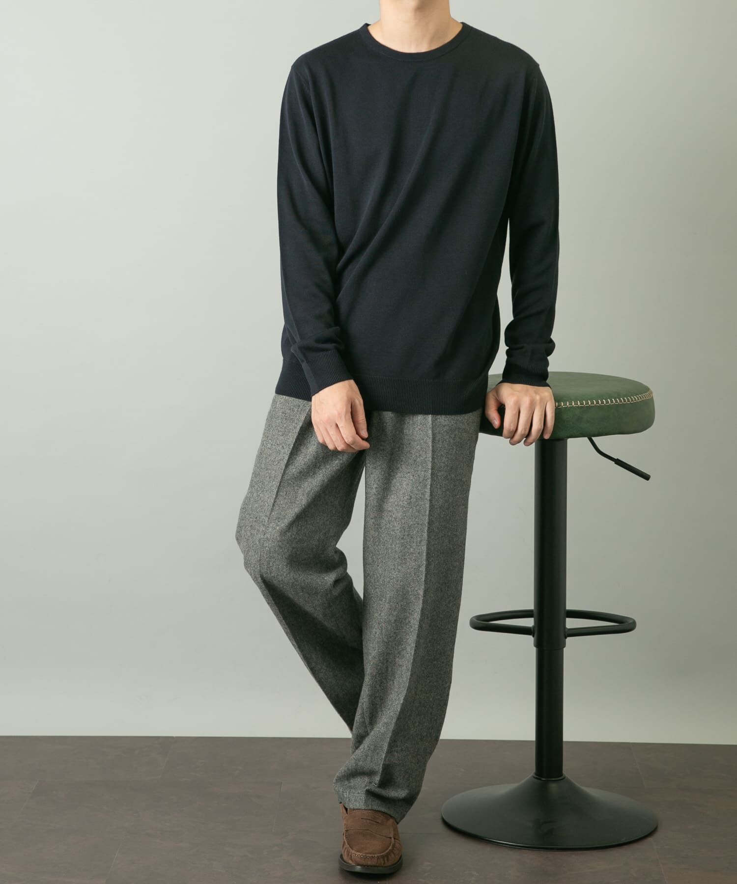 URBAN RESEARCH ROSSO「『一部WEB限定ｶﾗｰ』『XLｻｲｽﾞあり』『UR TECH』ﾊｲｹﾞｰｼﾞｸﾙｰ 」|ニット・セーター|