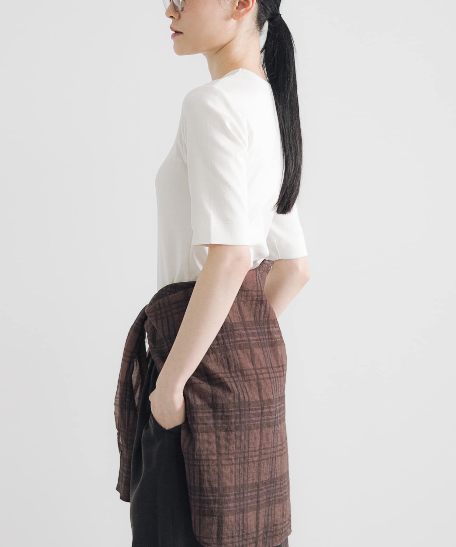 URBAN RESEARCH「汗ジミ防止ハーフスリーブカットソー」|Tシャツ・カットソー|