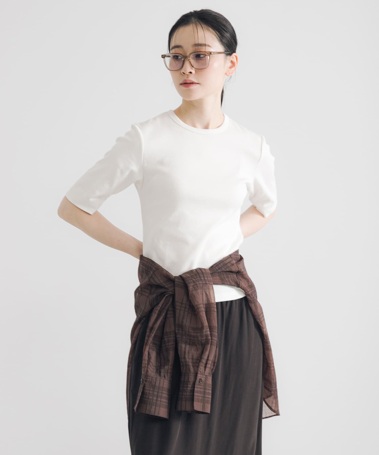 URBAN RESEARCH「汗ジミ防止ハーフスリーブカットソー」|Tシャツ・カットソー|