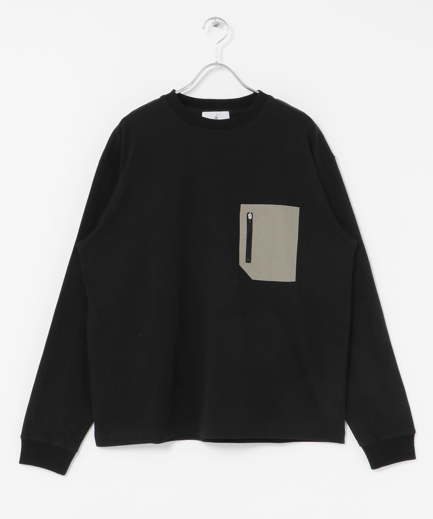 Sonny Label 「ヘビーウェイトナイロン布帛ポケットロングスリーブTシャツ」|Tシャツ・カットソー|