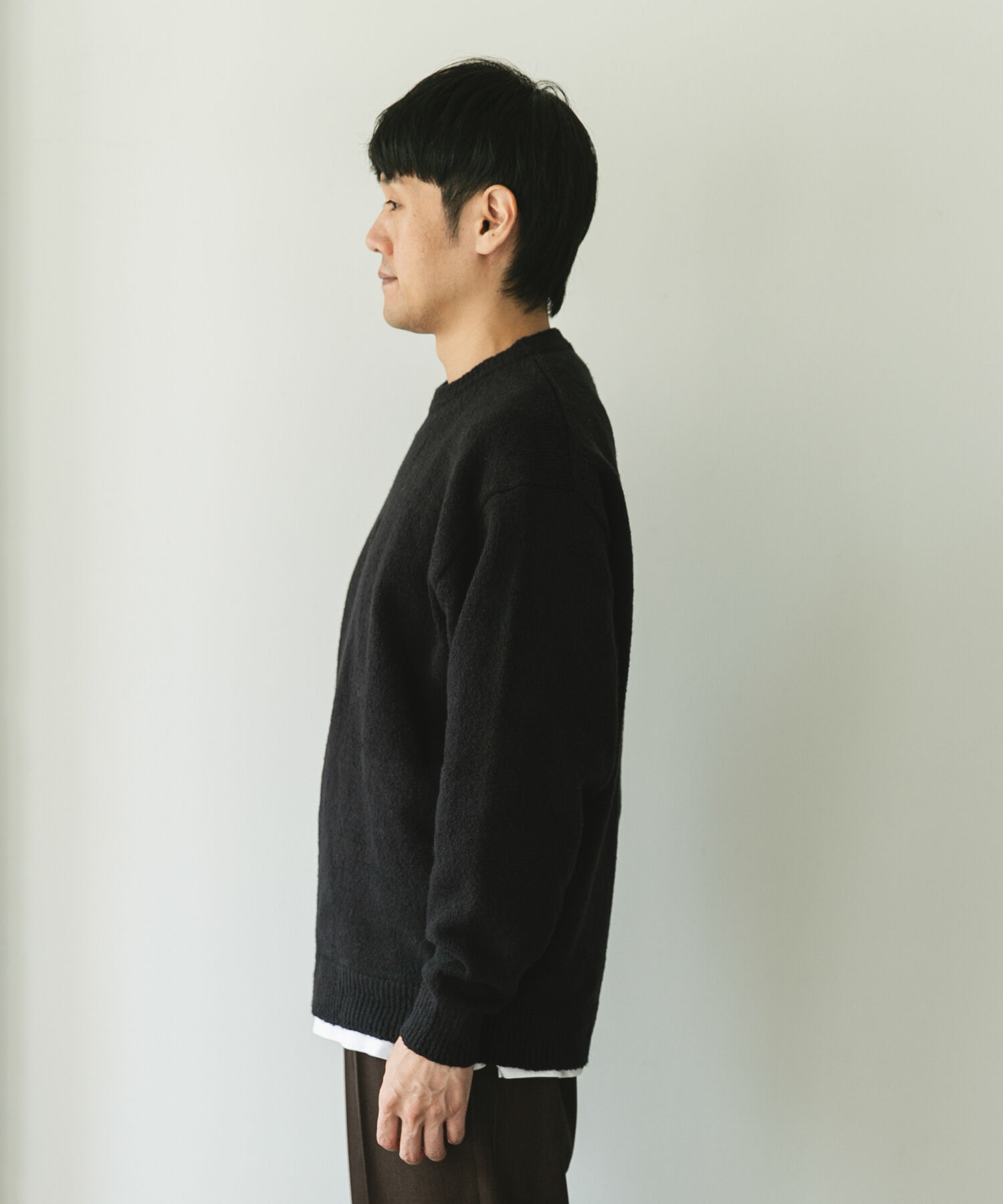 URBAN RESEARCH DOORS「AIR FIT クルーネックニット」|ニット・セーター|