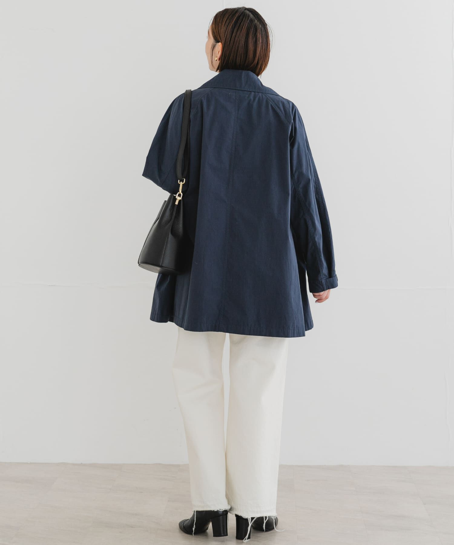 URBAN RESEARCH ROSSO「F by ROSSO　オーバーサイズライトコート」|ノーカラーコート|