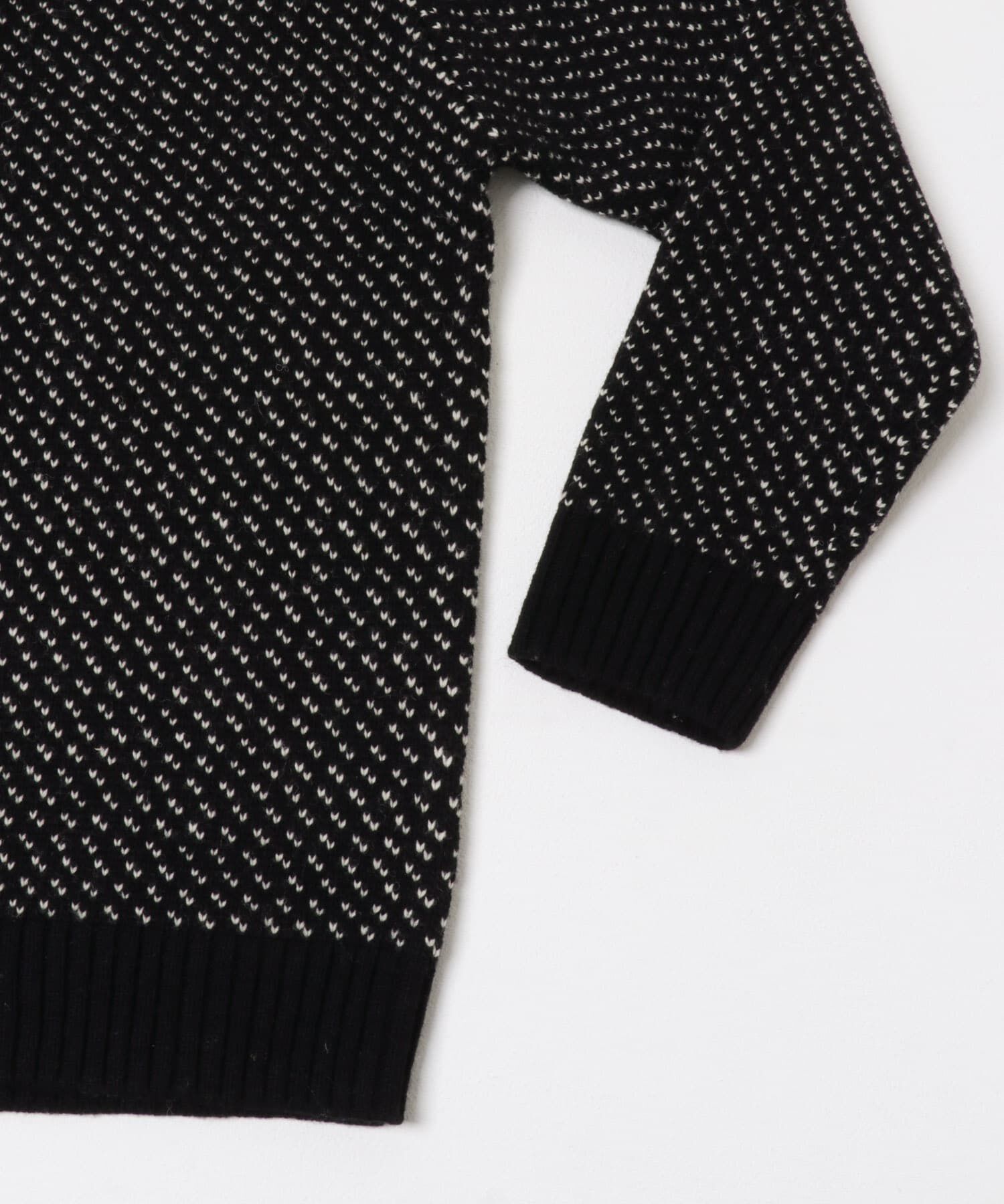 URBAN RESEARCH ROSSO「『XLサイズあり』バーズアイ柄ヘンリーネックニット」|ニット・セーター|