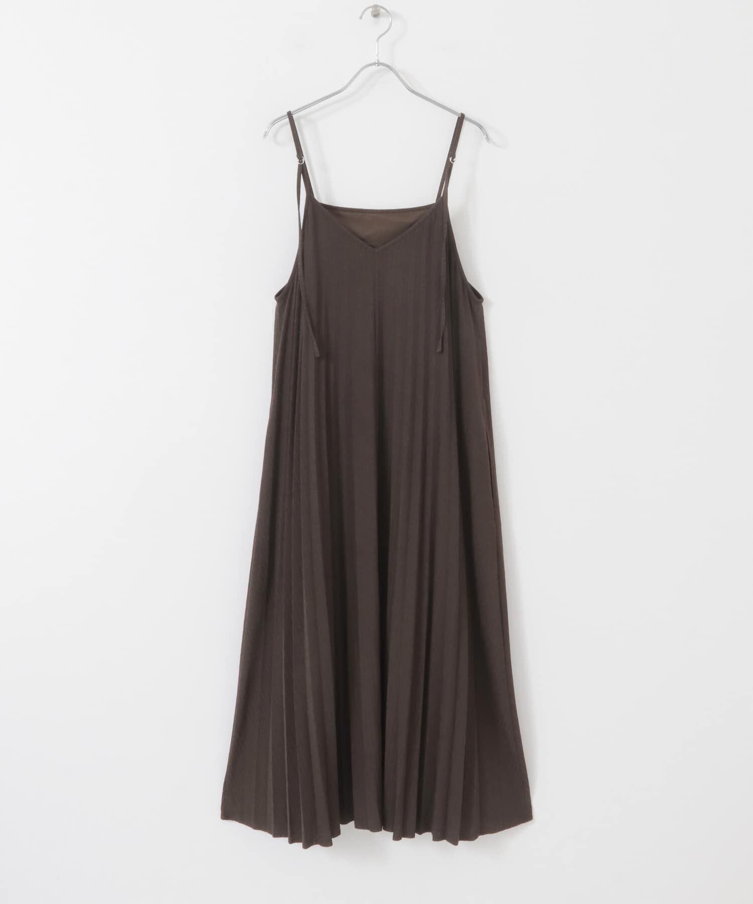  「『WEB限定』2WAYプリーツキャミワンピース」|ワンピース|