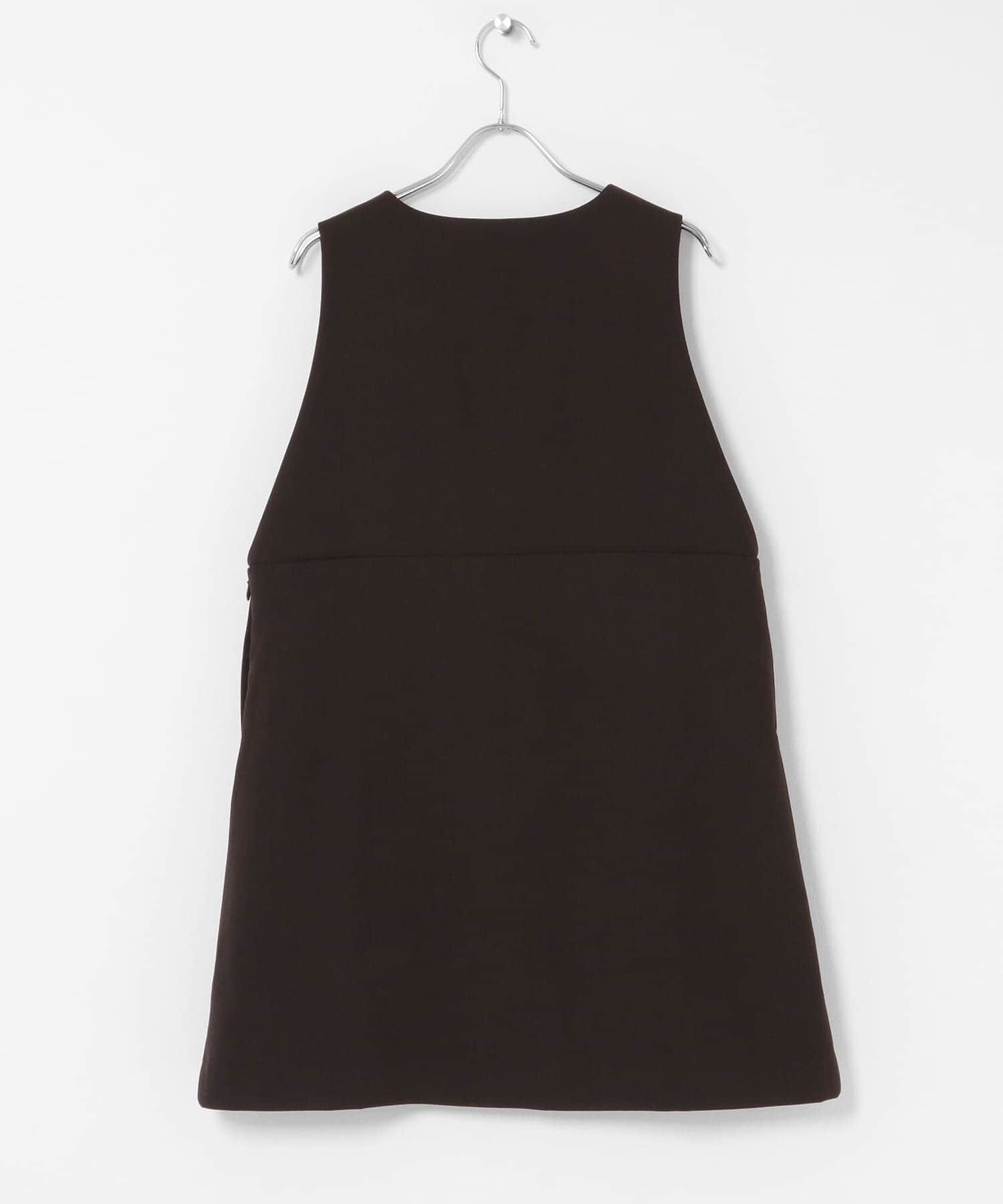  「Aラインミニジャンパースカート」|ワンピース|