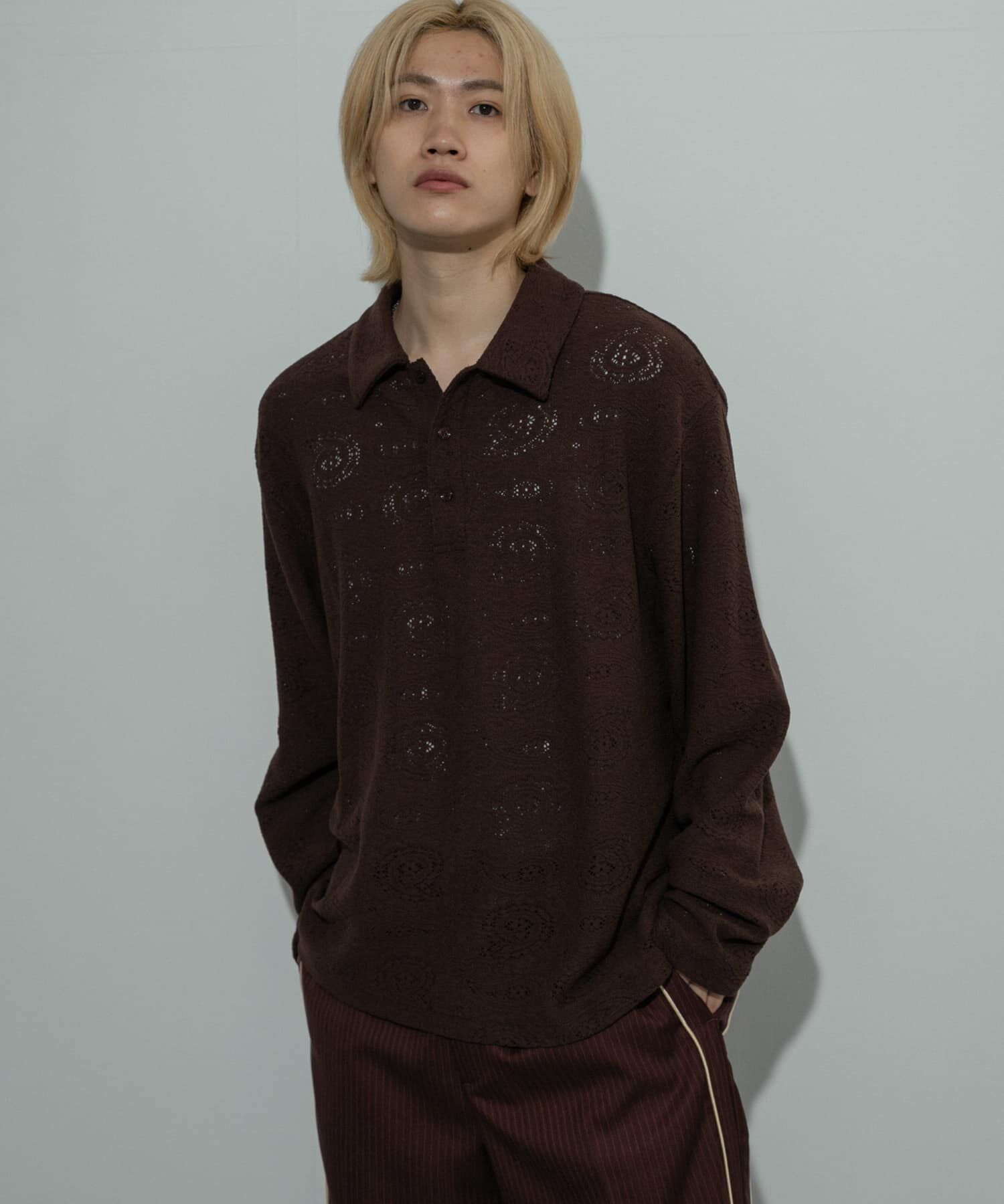 SENSE OF PLACE by URBAN RESEARCH「シアーペイズリーポロシャツ」|ポロシャツ|