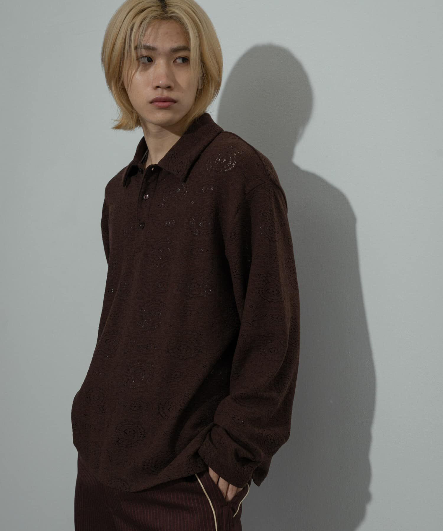 SENSE OF PLACE by URBAN RESEARCH「シアーペイズリーポロシャツ」|ポロシャツ|