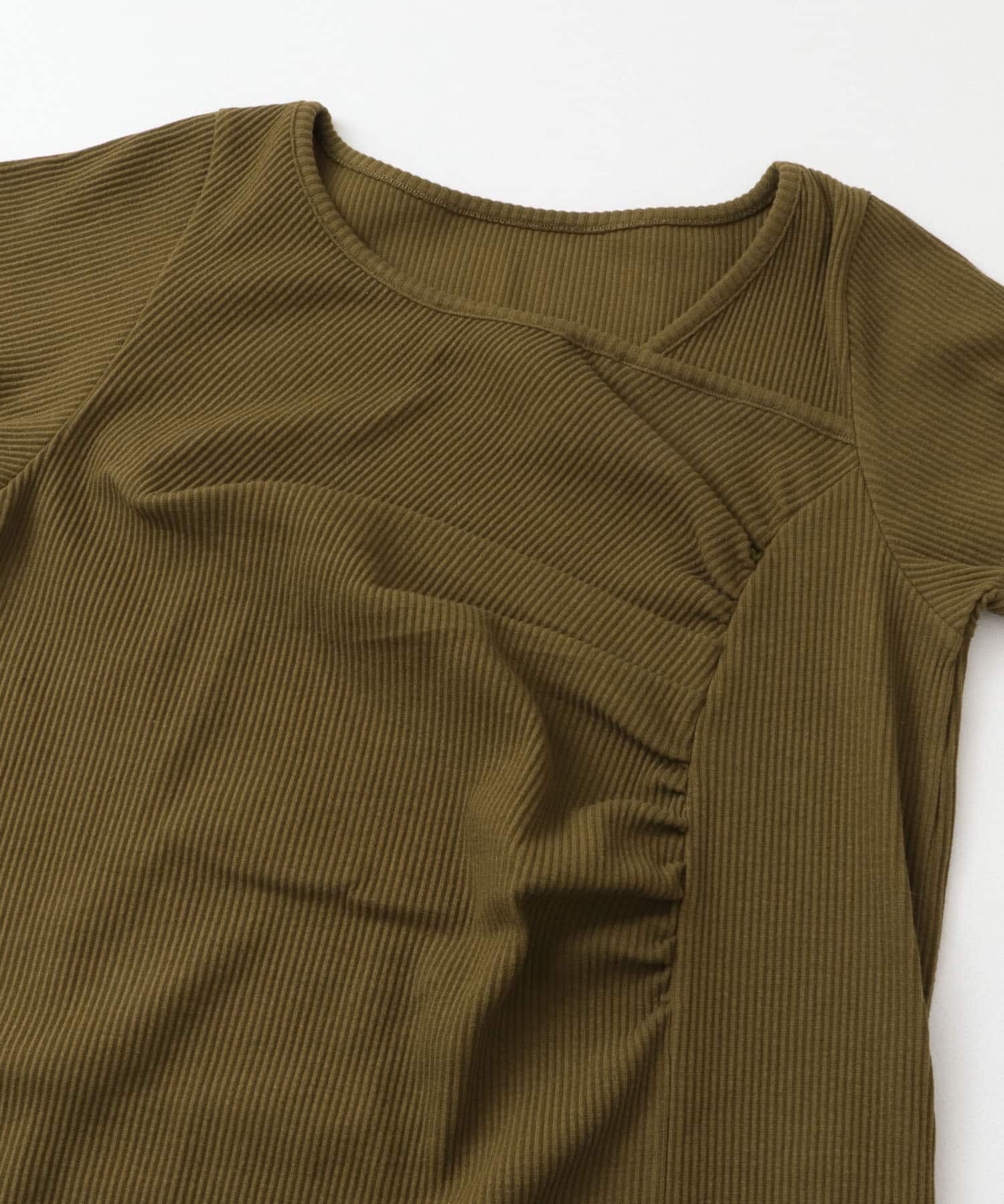 SENSE OF PLACE by URBAN RESEARCH「アシメネックリブワンピース」|ワンピース|