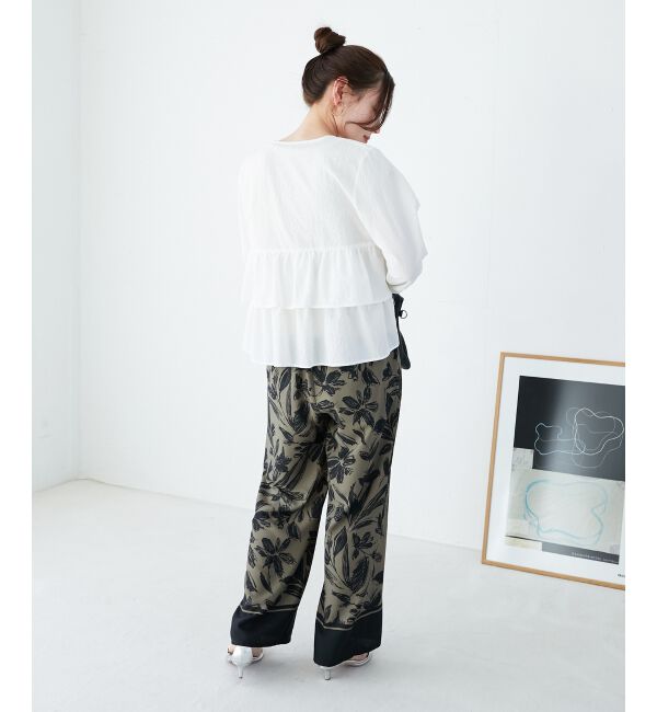  「《大人気マストアイテム！》カラミタンブラーフリルブルゾン」|ブルゾン・スタジャン|