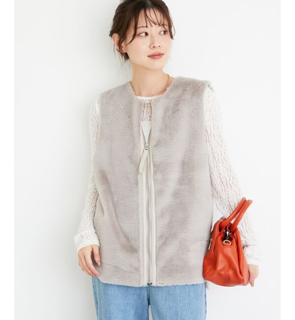  「フェイクファームートンベスト」|その他|