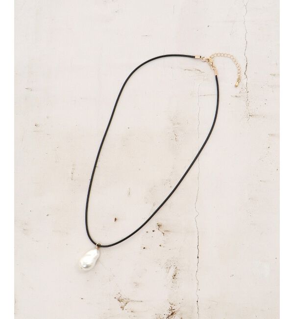  「O イビツパールコードネックレス」|ネックレス|