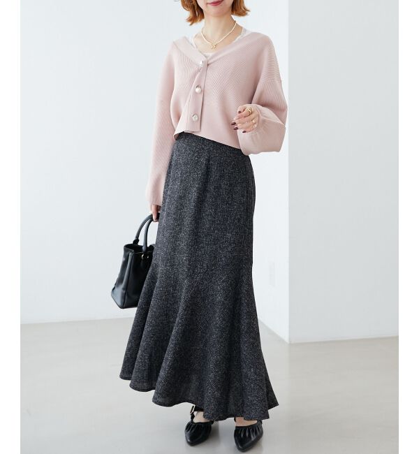 MAJESTICLEGON「ツイードマーメイドロングスカート」|スカート|