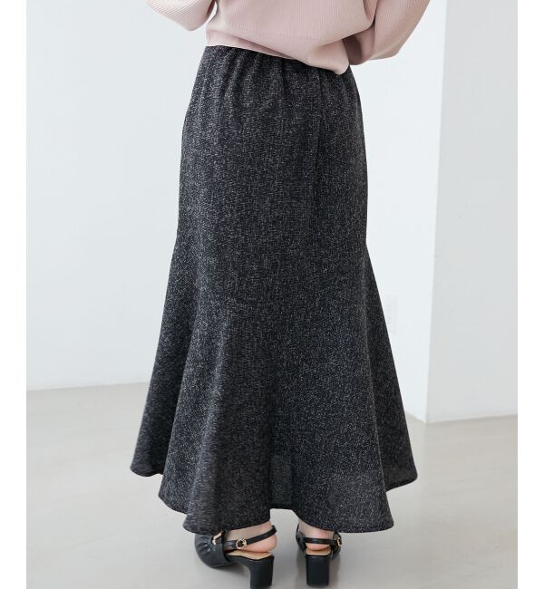 MAJESTICLEGON「ツイードマーメイドロングスカート」|スカート|