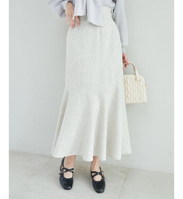 MAJESTICLEGON「ツイードマーメイドロングスカート」|スカート|